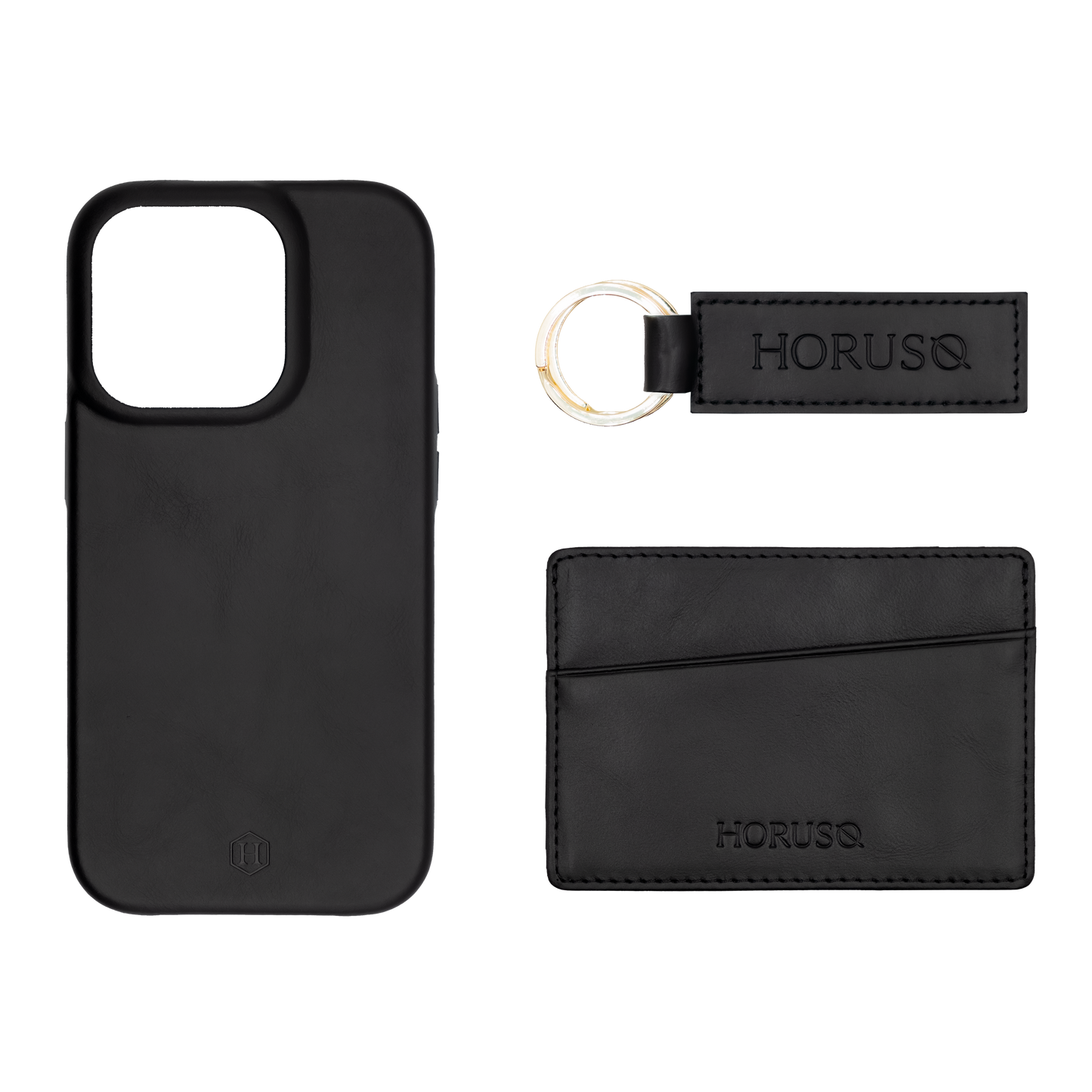 Produktset - Schlüsselanhänger & Kartenetui & iPhone Hülle